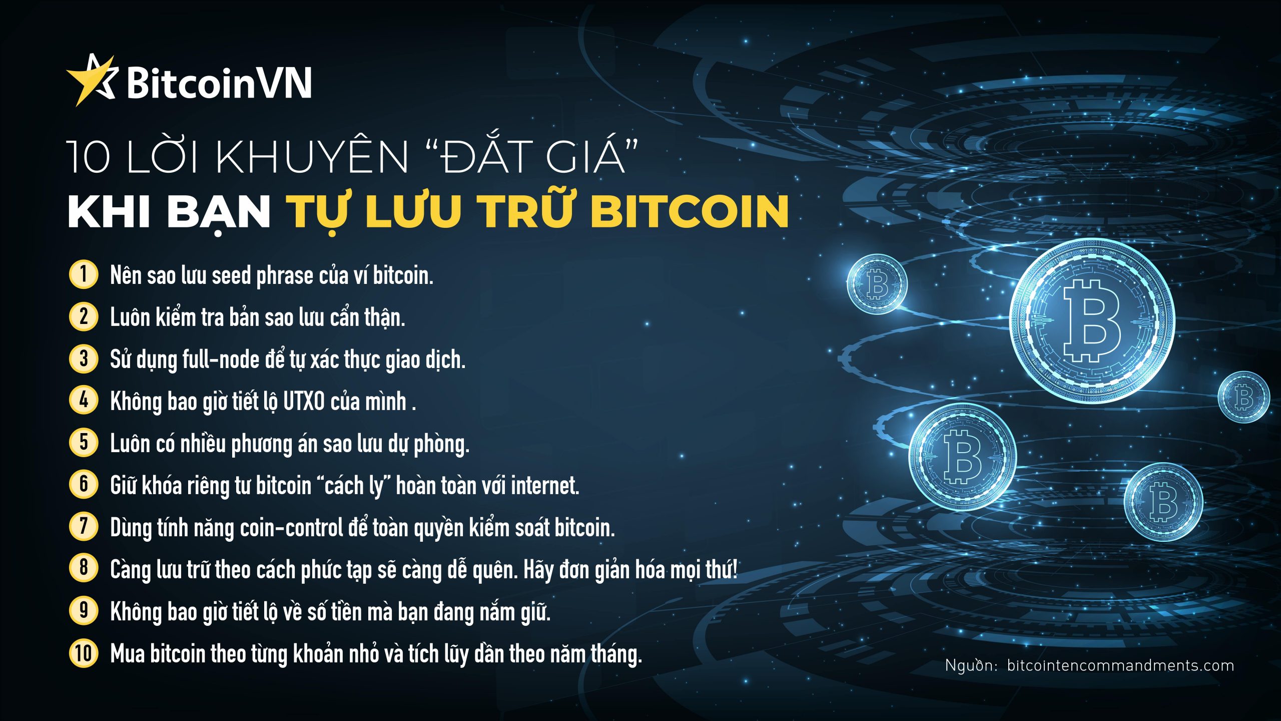 The “Bitcoin Ten Commandments” - now in Vietnamese